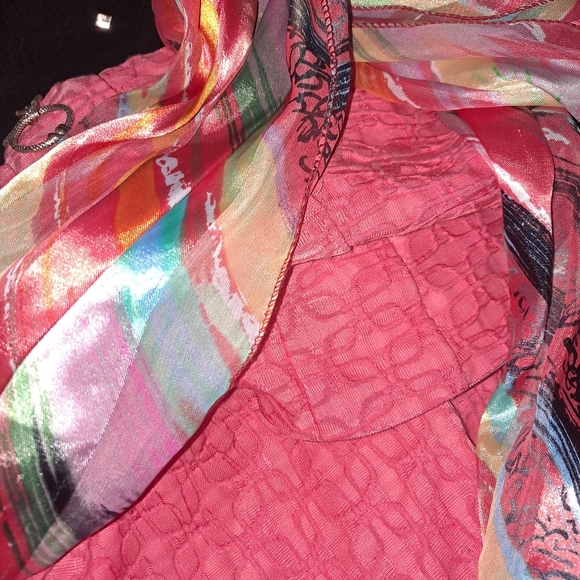 Gorgeous  scarf multi colored - Picture 6 of 10